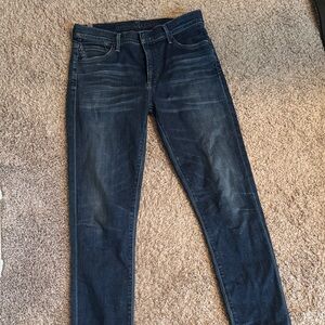 Citizens Of Humanity Women's Dark Indigo High-Rise Skinny Jeans